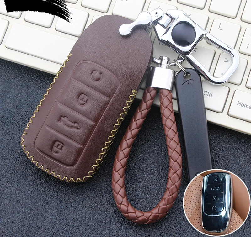 

Подходит для Chery TIGGO 8 PRO MAX 2021 2022 TIGGO 8 PRO MAX E + 2023 модный кожаный автомобильный чехол для ключа