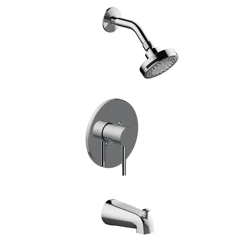 

II Tub and Shower Trim with Valve in Polished Chrome