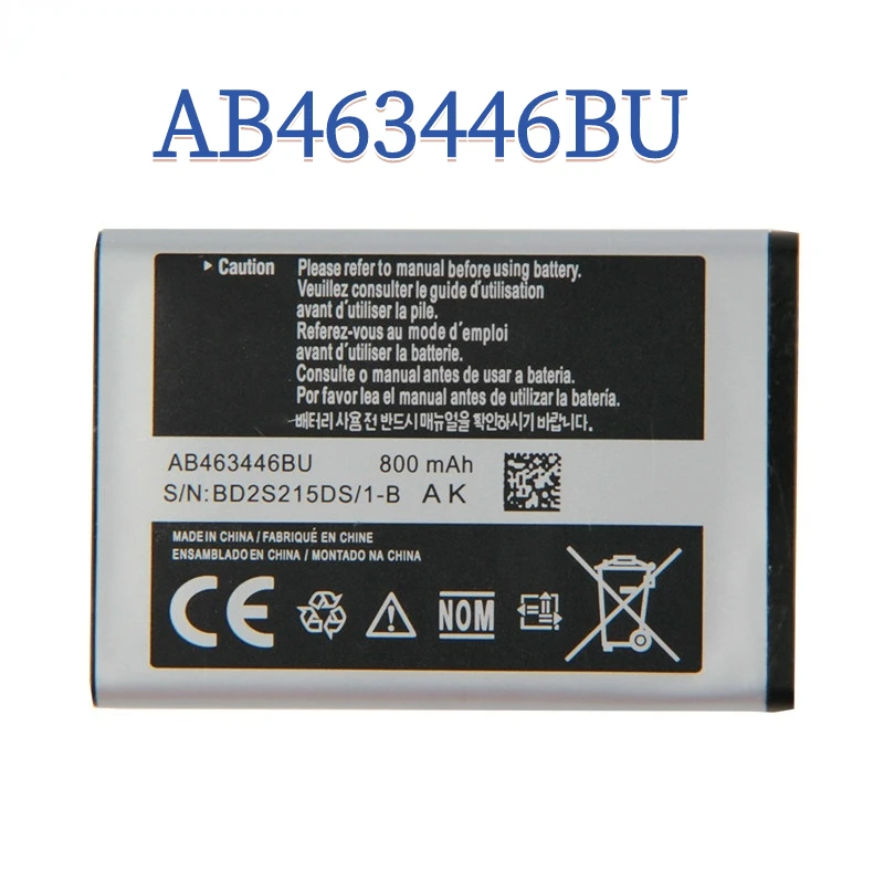 

4/8/10pcs Battery AB043446BE AB463446BU AB553446BU For C3300K X208 X160 B309 GT-C3520 E1228 GT-E2530 E339 GT-E2330 C5212