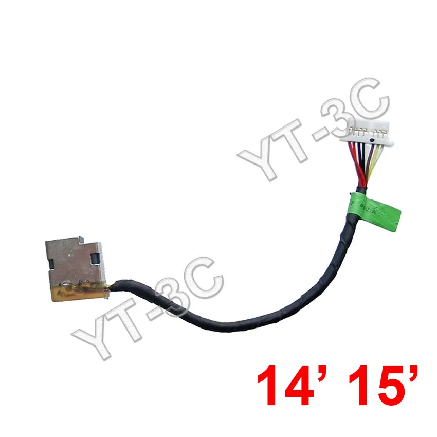 Фото 1-10 шт. новый разъем питания постоянного тока с кабелем для HP 15-AC AY 17-X 14-AC AM AN AJ 340 348 G3 G4 G5 №4