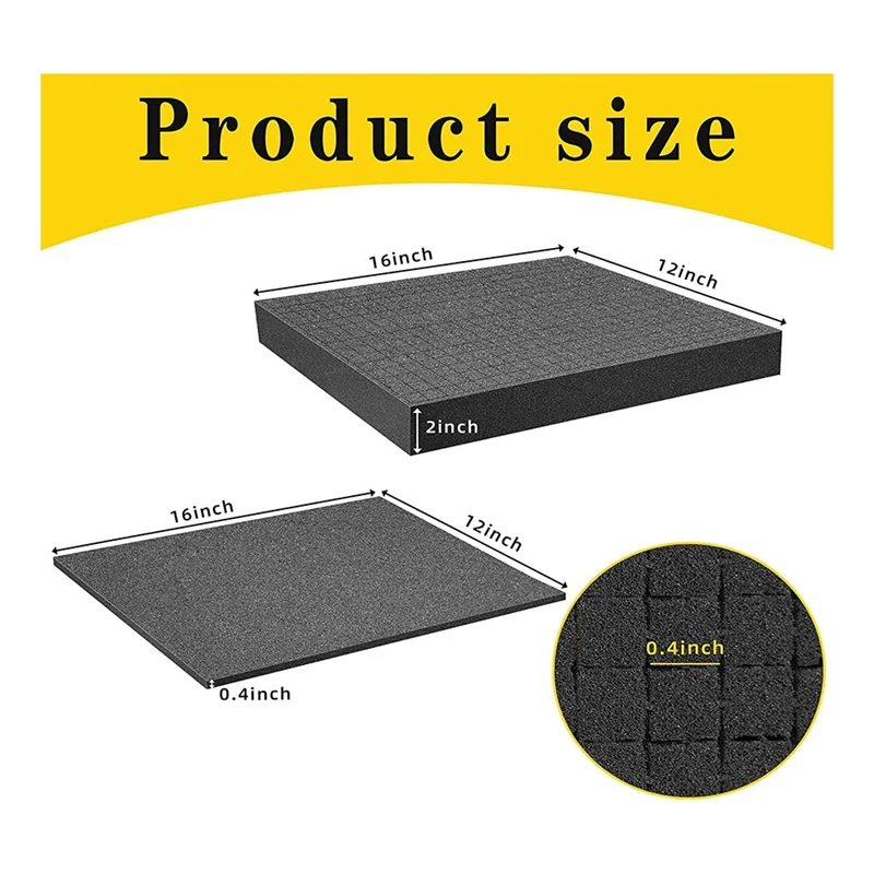 Grid Foam Cube-Foam 2 шт. 400x300x50 мм/2 400x300x10 мм ящик для инструментов пенопласт корпуса камеры