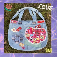 hello kitty bag backpacks mochilas para accessories y2k mochila infantil escolar totoro bags for girls kawaii cute stitch
