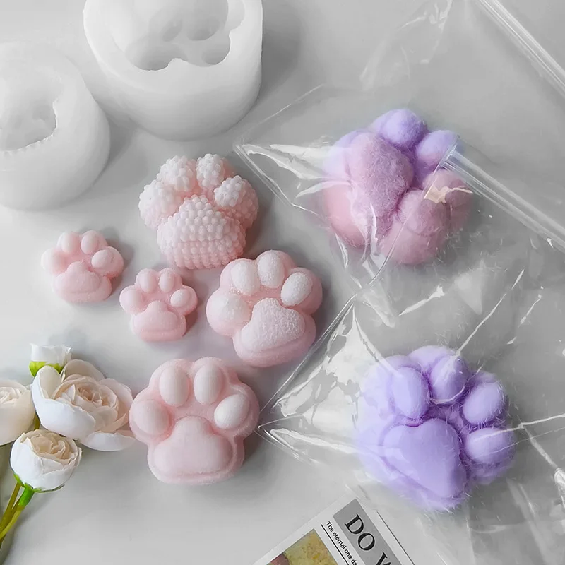 DIY кошачий коготь силиконовая форма мультфильм снятие стресса щепотка игрушка