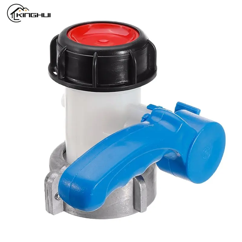 IBC Tank Tap Pipe Connector 1000L Container DN40/DN50 75mm Liters 62mm To Male Export Butterfly Valve Switch Garden Home Tool