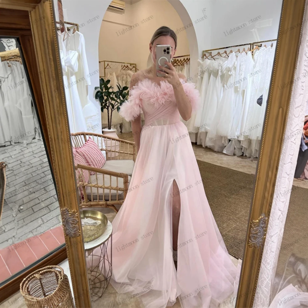 Элегантные вечерние платья-трапеции Тюлевое Многоярусное платье для выпускного