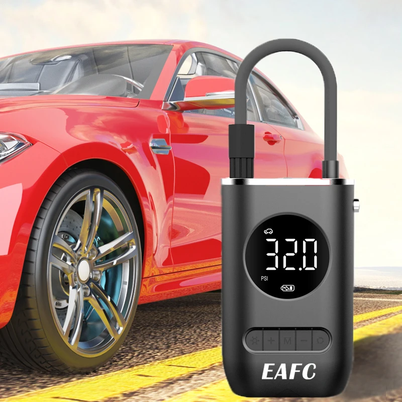 Electric Tire Inflator For Motorcycle Bicycle Car Tire Handheld Portable Inflator Pump Car Accessories Wash