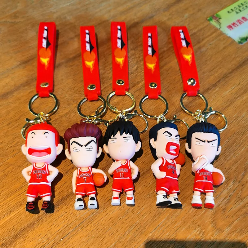 

Japanese Anime SLAM DUNK Keychain Doll Pendant Fashion Key Ring Backpack Ornaments Accessories Jewelry Holiday Gifts for Friends