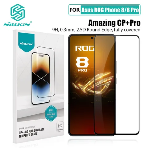 Закаленное стекло NILLKIN для Asus ROG Phone 8/8 Pro CP + PRO, противовзрывная полная Защита экрана для Asus ROG Phone 8 Pro, стекло