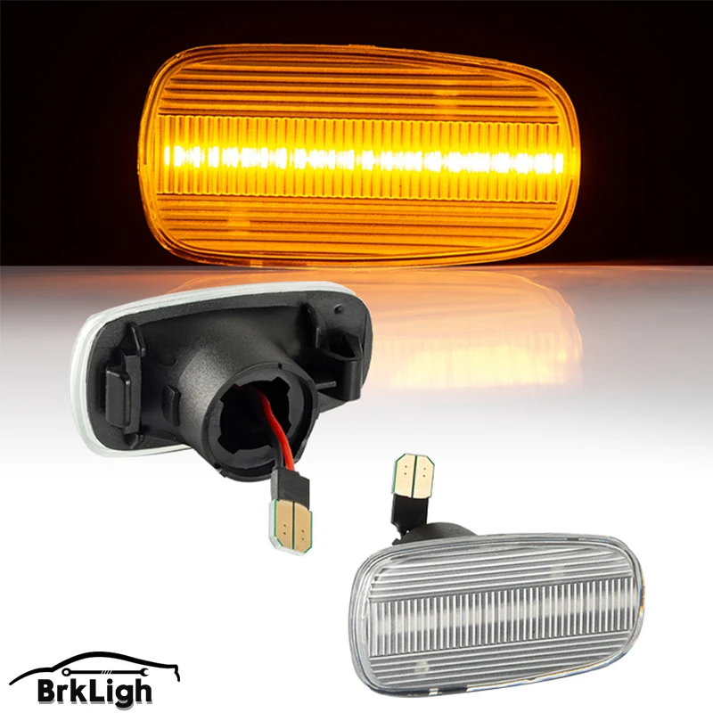 

2x LED Side Marker Light Turn Signal Lamp for Toyota Sienta Verossa Wish mk1 WiLL Cypha WiLL VS xA Yaris Verso Lexus IS Scion xB