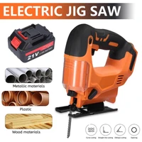 drillpro 21v 65mm cordless jigsaw electric saw portable multi function jig saw woodworking 2900rpm for makita 18v battery