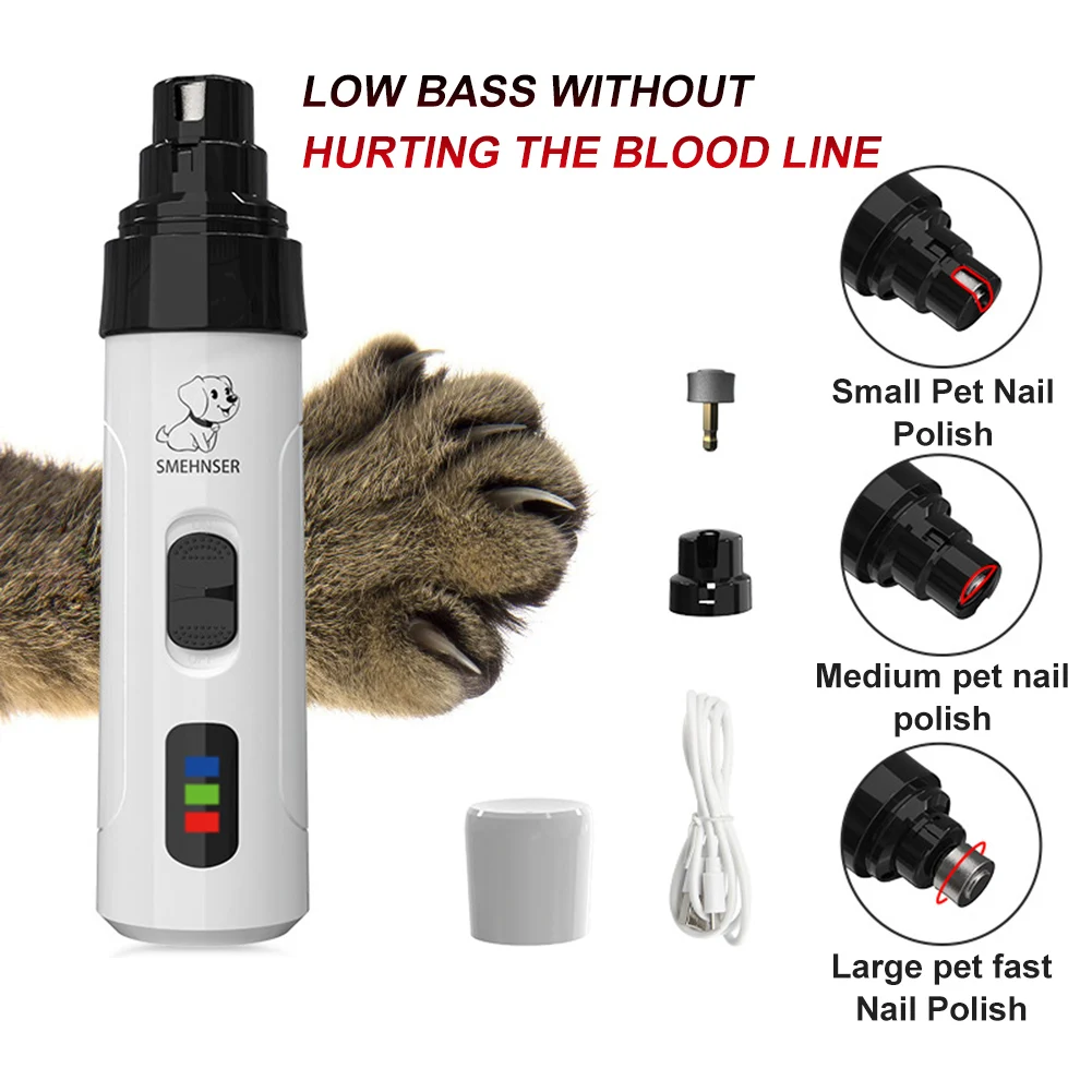 

Машинка для безболезненного ухода за когтями и собаками, 2 скорости