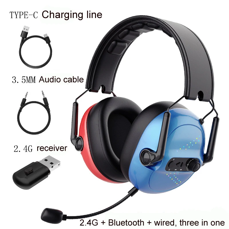 Беспроводная игровая Bluetooth-гарнитура с шумоподавлением 2 4 ГГц |