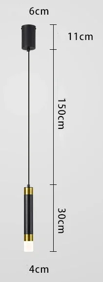 

Подвесной светильник ZCTOP черный/золотой
