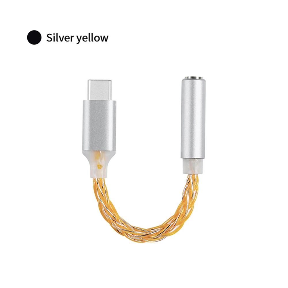 Аудиоадаптер Type-C на 3 5 мм цифровое декодирование звука высококачественный