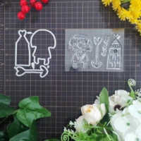 2022 new hot sale doll toy clear silicone stamps scrapbooking decoration craft embossing stencil diy greeting card handmade mold