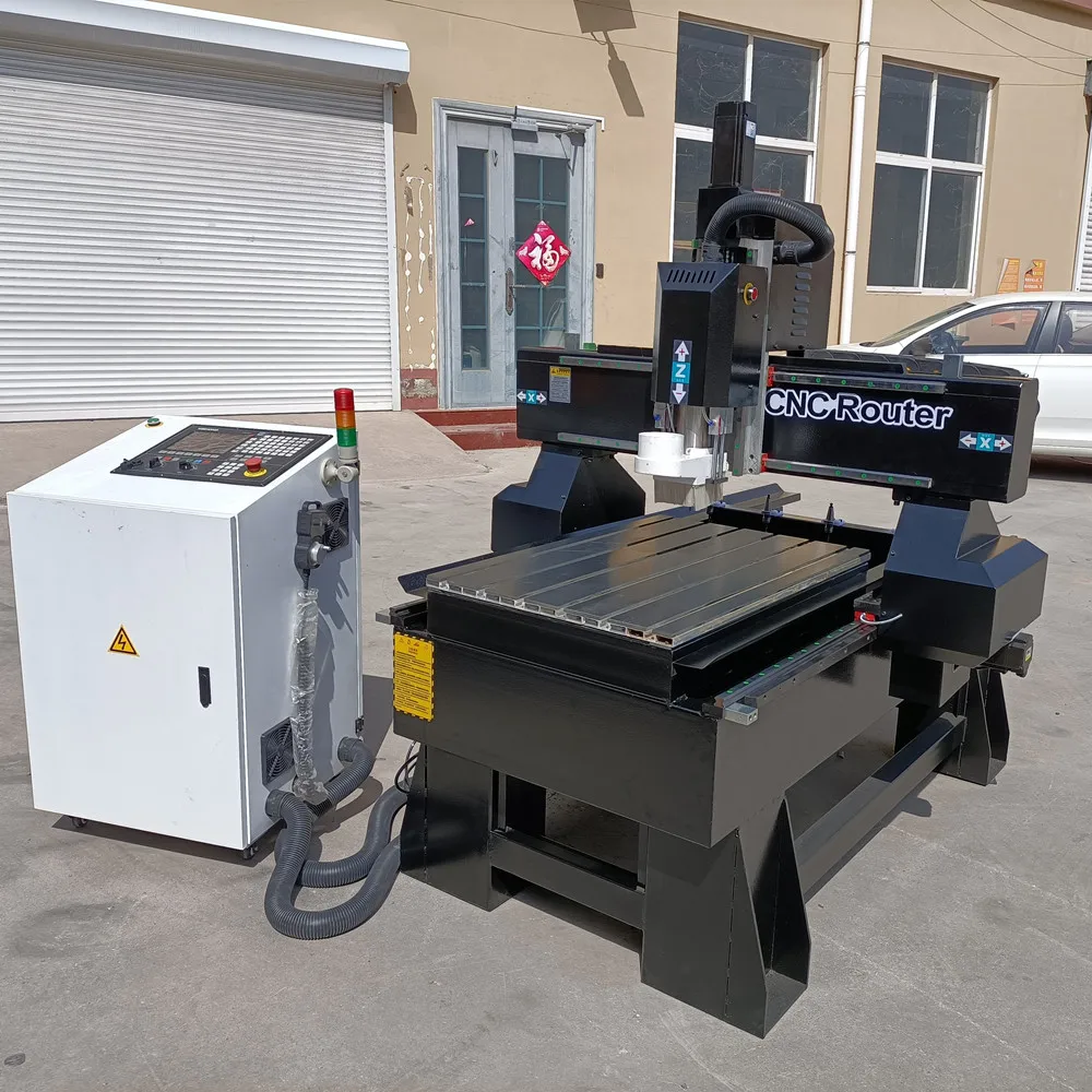 Фрезерный станок High Precision China 3 Axis 4 CNC Milling Machine 9060 Wood Router 6090 с автоматической сменой инструмента.