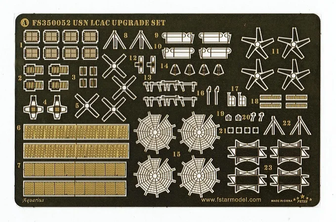 

Пять звезд FS350052 1/350 USN LCAC комплект для Trumpeter или MRC 64005