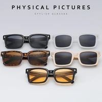 fashion square frame driver glasses colorful polarized brand design anti ultraviolet uv400 casual sunglasses for adultwomenmen