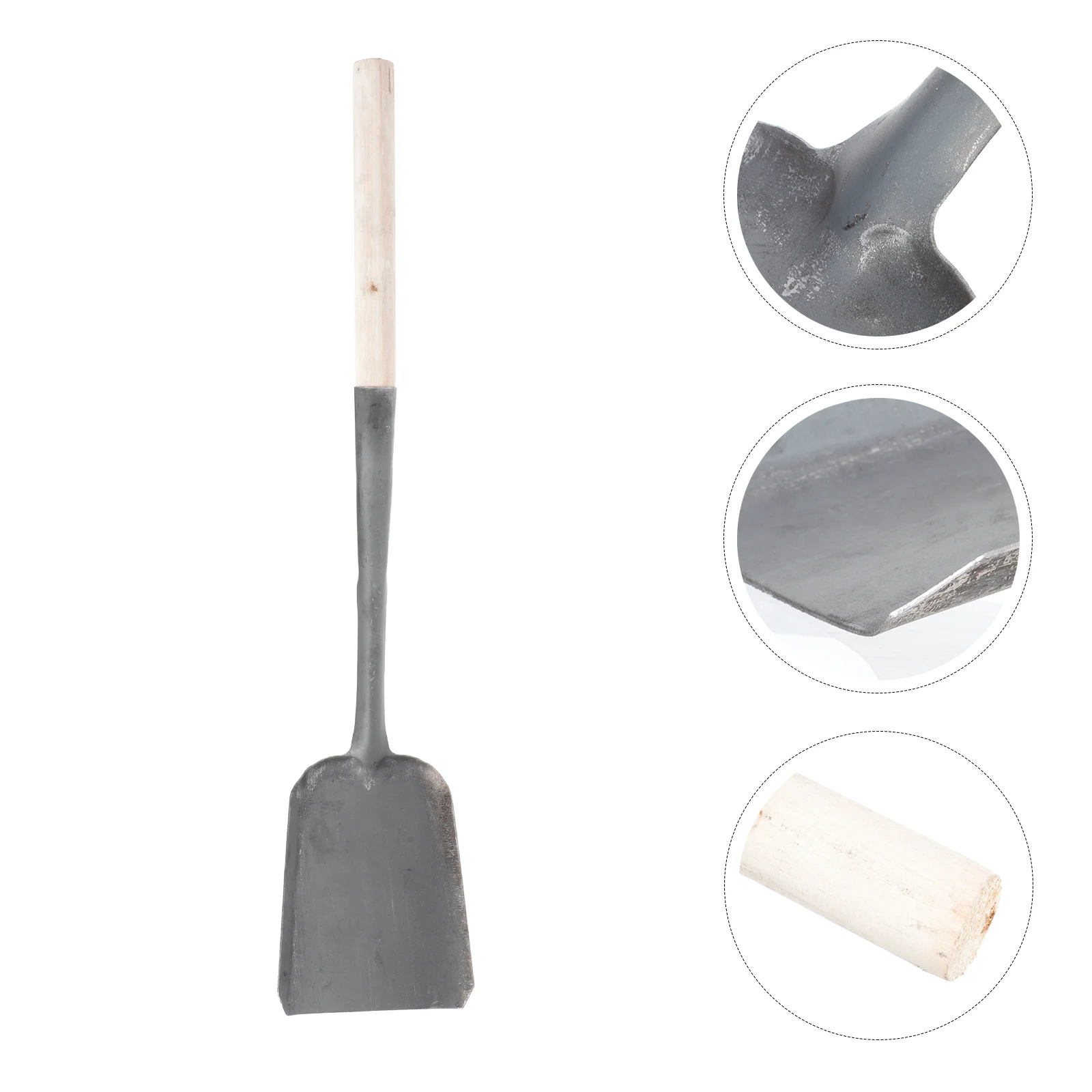 

Soot Scooping Coals Shovels Farm Spade Pizza Oven Outdoor Fireplace Cleaning Iron Patio Soil Household Tools