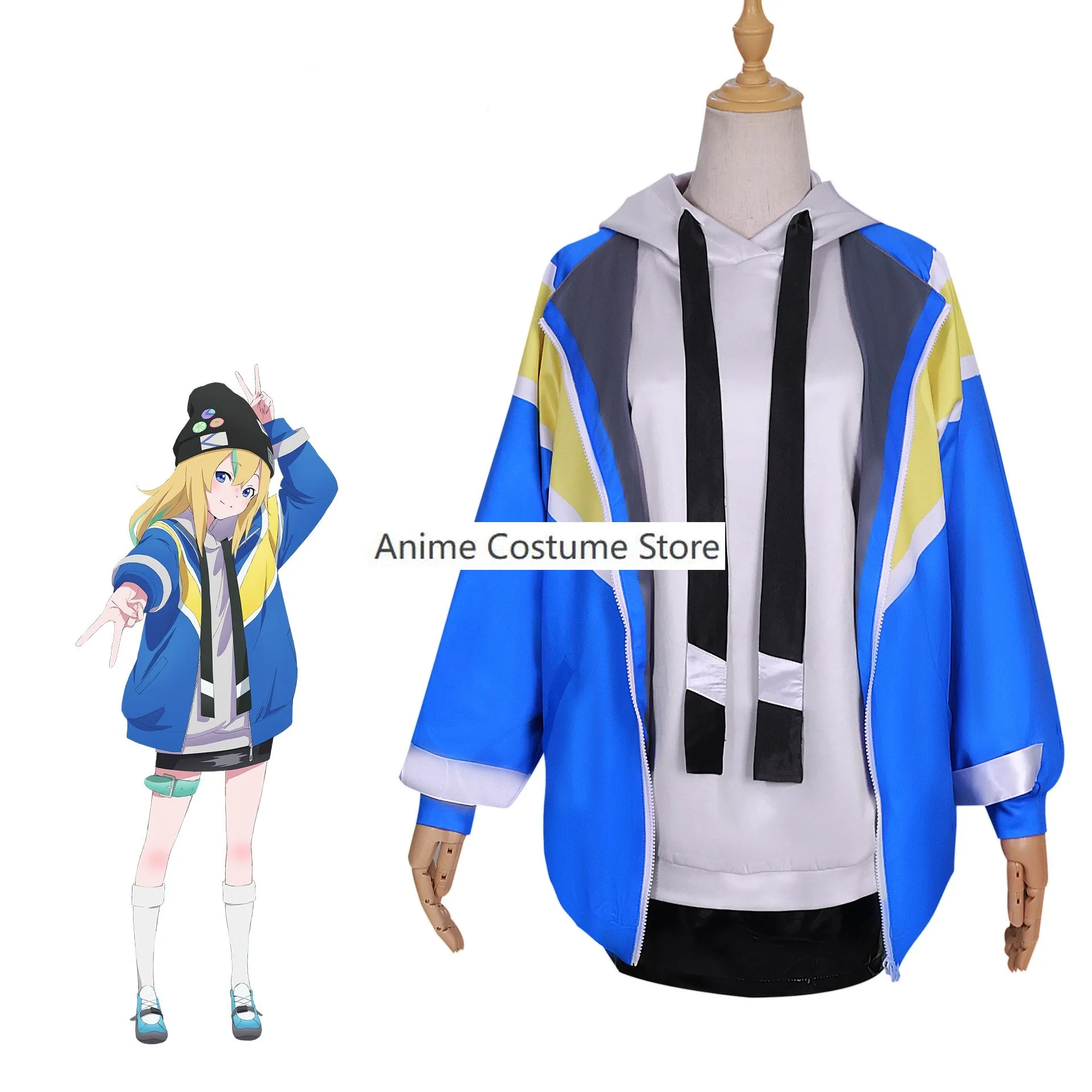 Новинка 2024 Медуза не может плавать в ночное время косплей-костюм Watase Kivi Yamanochi Kanon