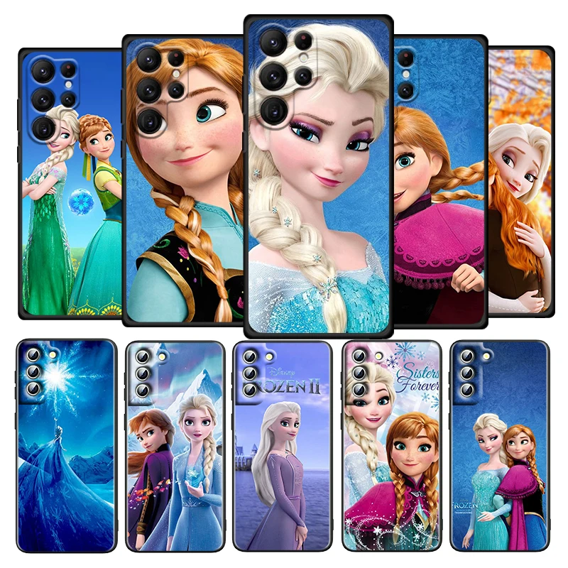 

Disney Princess Aisha For Samsung Galaxy S22 S21 S20 Ultra Plus Pro S10 S9 S8 S7 4G 5G silicone Soft Black Phone Case Coque Capa