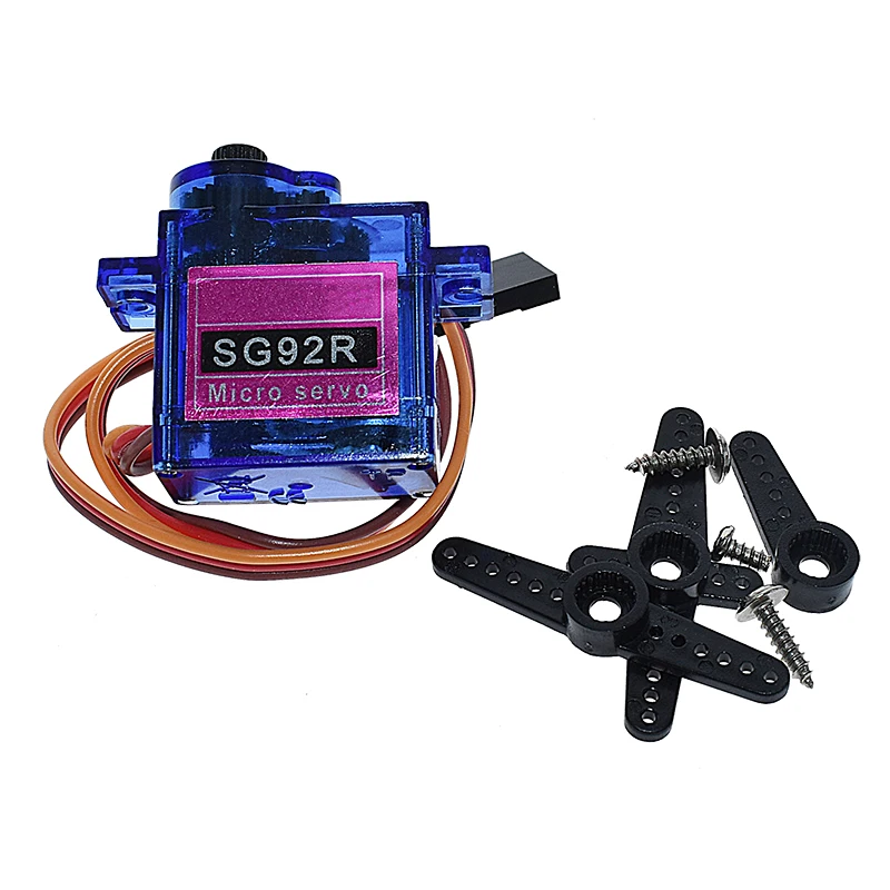 EQV SG92R 2,5 кг Micro 9g сервопривод, нейлоновые шестерни из углеродного волокна, замена SG90 Для радиоуправляемой модели, аэромайзер, запчасти для вертолета