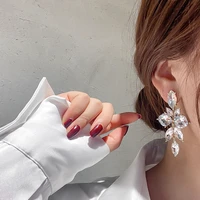 fashion geometric dropearrings for women transparent crystal earrings weddings party jewelry gifts 2022 fashion