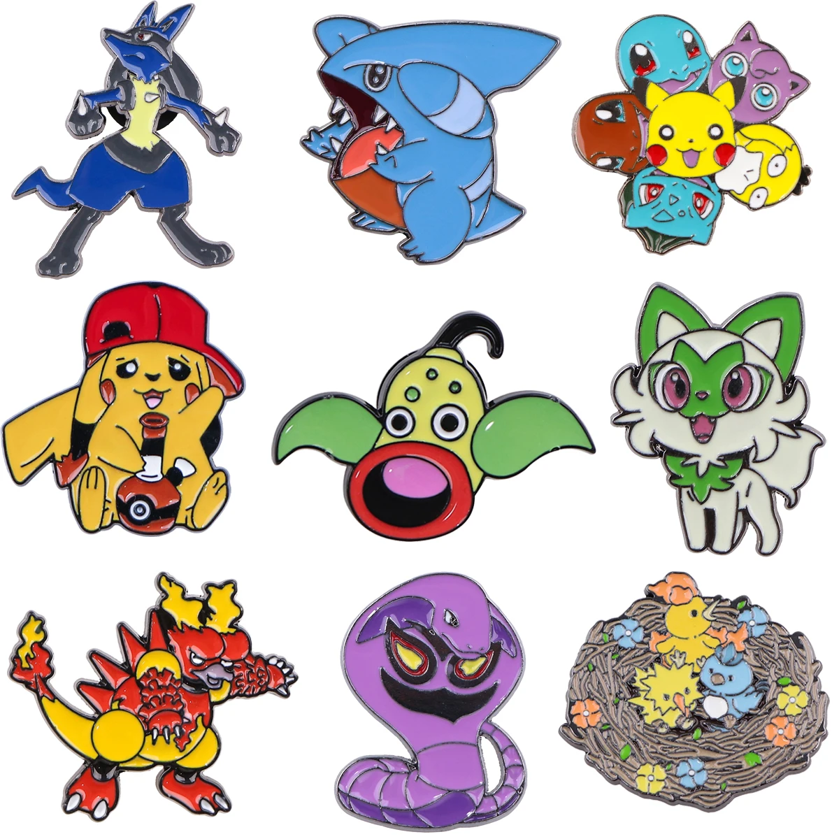 Эмалированные заколки в стиле аниме волк Симпатичные эльфы броши для женщин