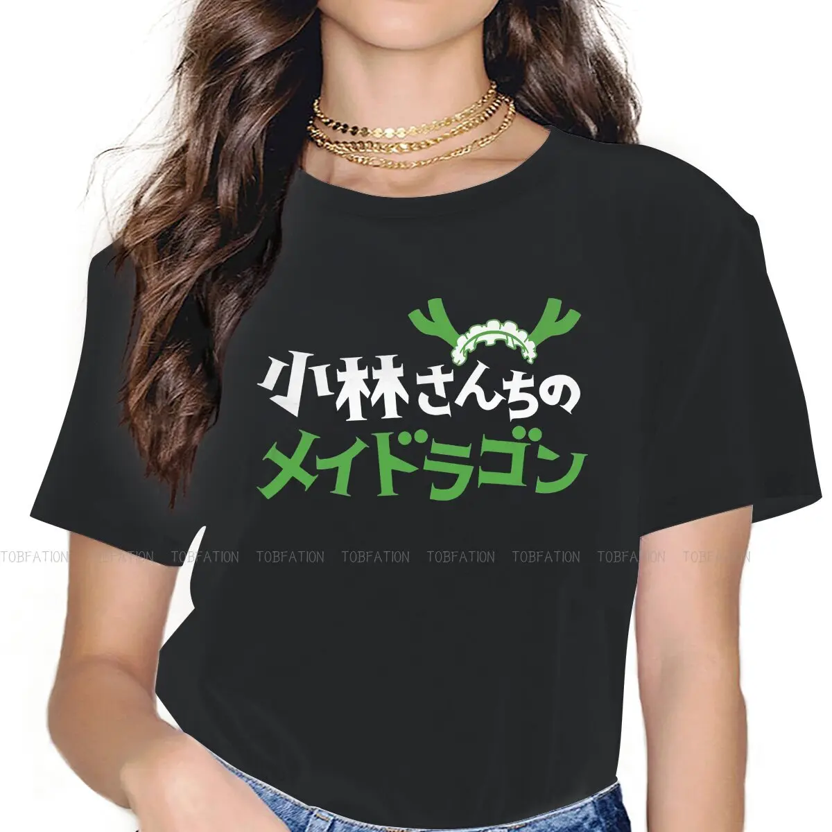 

Design Women Clothing Miss Kobayashis Dragon Maid Anime Graphic Print Female Tshirts Vintage Graphic Loose Tops Tee Kawaii Girl