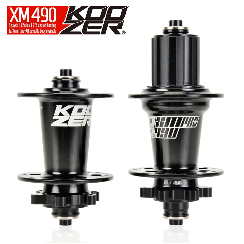 

Ступица Koozer XM490 PRO с 4 подшипниками, ступица для горного велосипеда QR100 * 15, 12*142 мм, с 32 отверстиями, ступица дискового тормоза для горного велос...