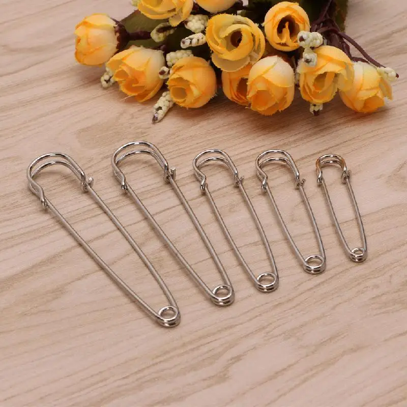 

2022 новые безопасные булавки из нержавеющей стали 5 шт./компл. комплект больших безопасных булавок для одежды ручной работы набор для рукодел...