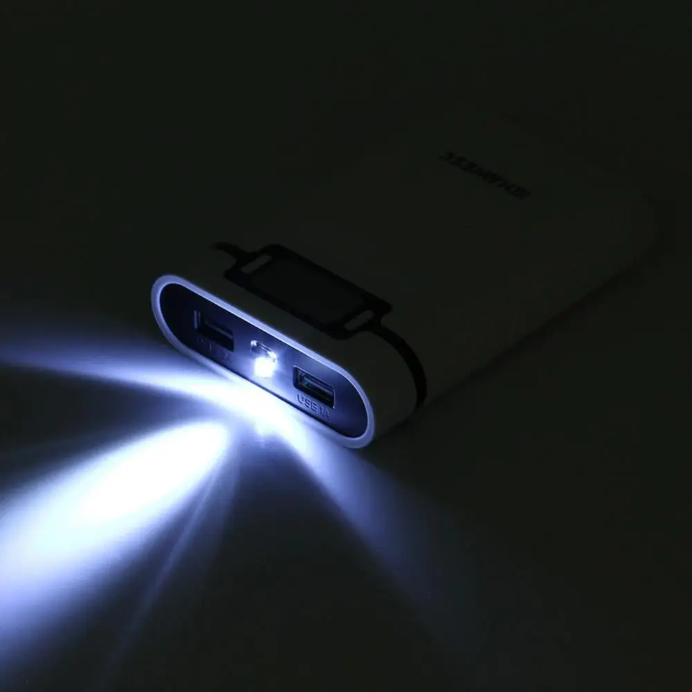 Фото Портативный корпус внешнего аккумулятора с двумя USB-портами, 5 В/18650 А №4