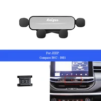 car mobile phone holder smartphone air vent mounts holder gps stand bracket for jeep compass 2017 2021 auto accessories