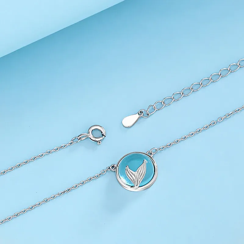 Модное женское ожерелье со стразами в виде русалки яркое ювелирное изделие dz009