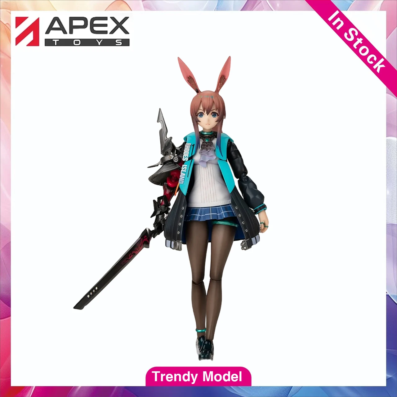 Фото В наличии: Фигурка APEX-TOYS ARCTECH Arknights Amiya 1/8, модель, игрушка, подарок, коллекционный предмет, украшение. №1
