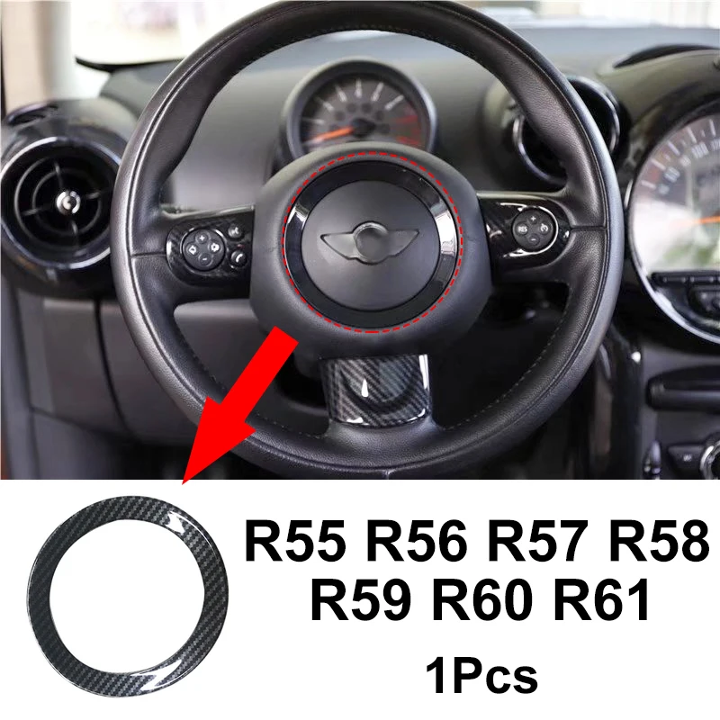 

Аксессуары для MINI Cooper S JCW R60 R61, Автомобильный руль, приборная панель, модификация двери, защитные наклейки для интерьера