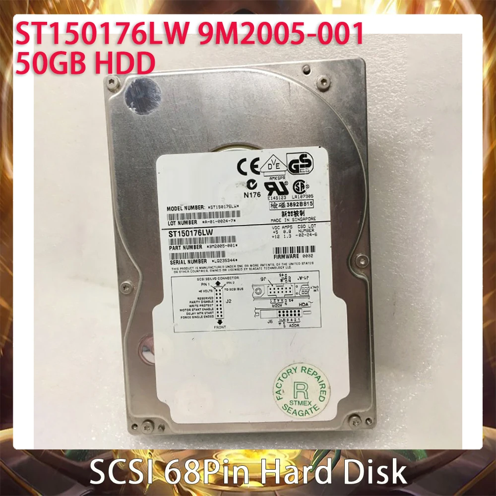 ST150176LW 9M2005-001 50GB HDD For Seagate Industrial Medical SCSI 68Pin Hard Disk 50G Hard Drive Works Perfectly Fast Ship