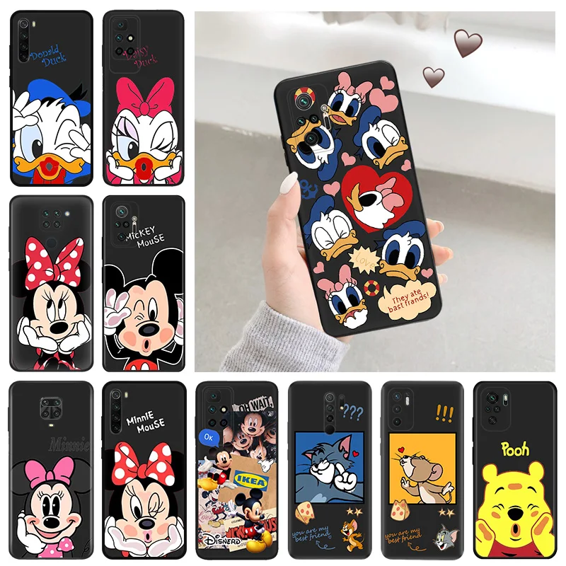 Силиконовый мягкий чехол для телефона Redmi 9c 9a 9i a1 a2Plus k60 k50 k40 Note 9 Pro 9s 9t 8 8t 7 cc9 Winnie the
