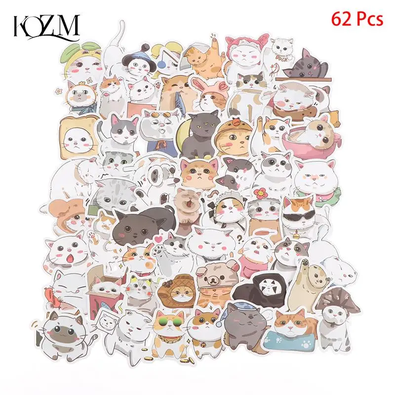 

62 шт., водонепроницаемые наклейки для ноутбука, ноутбука, багажа, гитары