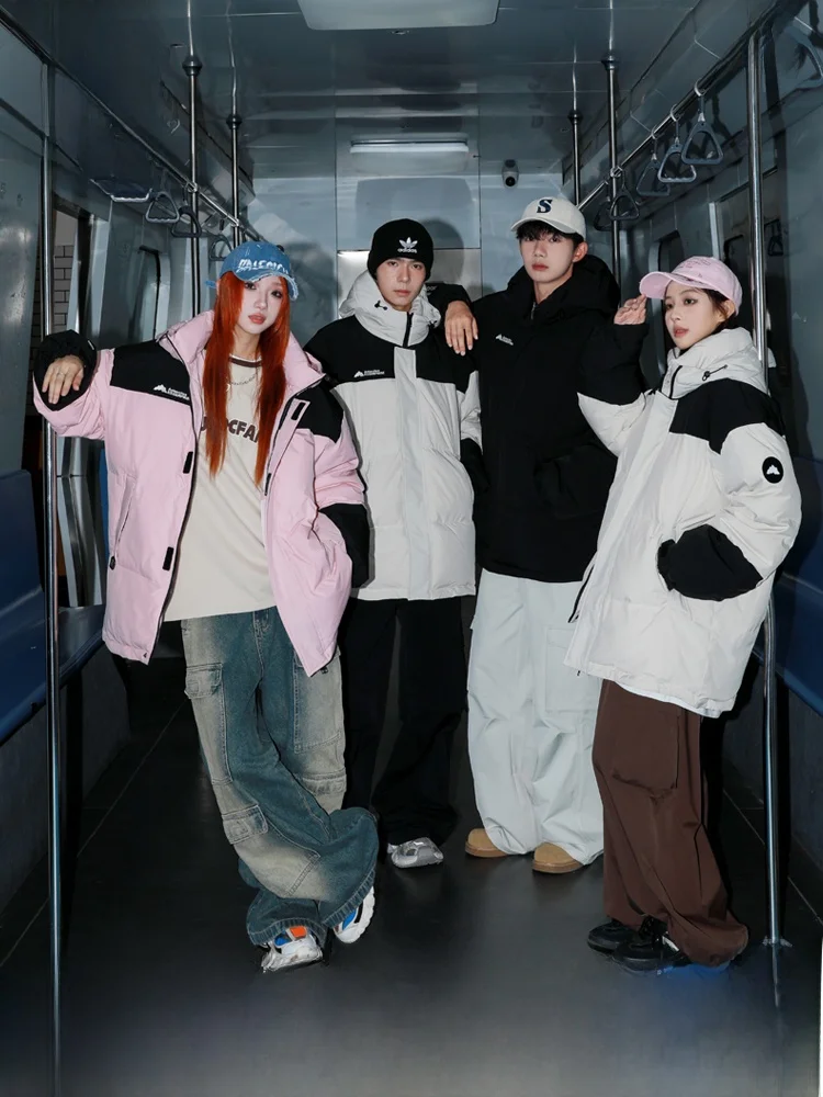 Официальный бренд NY мужской пуховик зима 2024 новинка атомной блондинки