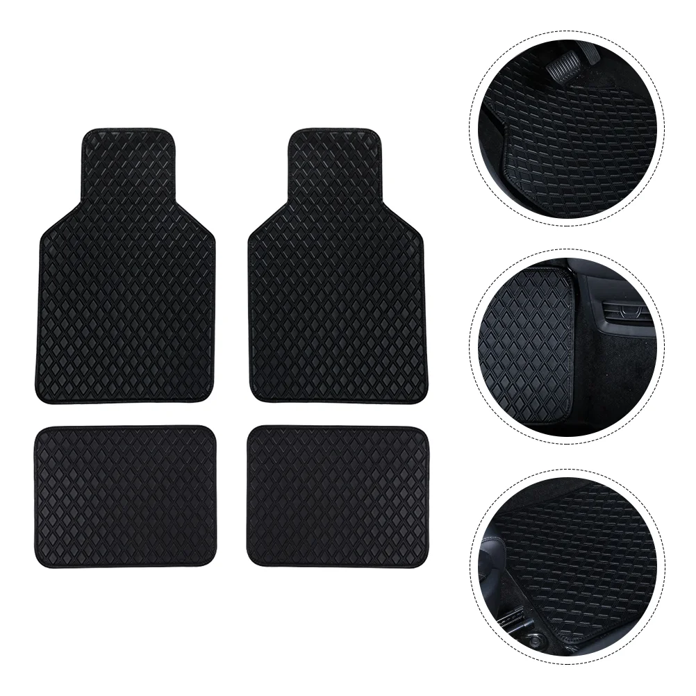 

1 Set/4pcs Useful Front and Rear Carpets Car Mat Floor Pads