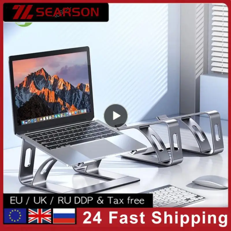 

Ergonomic Design Laptop Bracket Portable Riser Bracket Aluminum Alloy Heat Dissipation Desktop Support Laptop Accessories