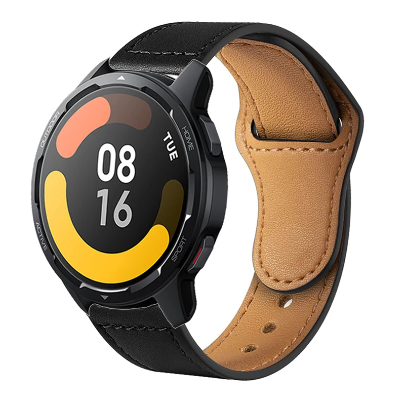 

Genuine Leather Strap For Xiaomi Watch S1 Active Smart Watch Band Replacement Bracelet Belt For Xiaomi Watch Color 2 Wristbands