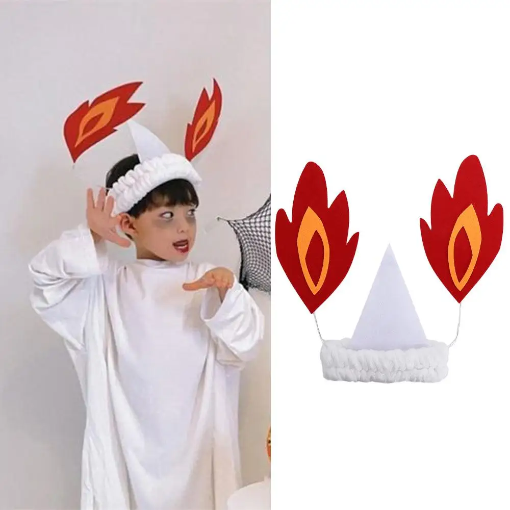 

Scary For Girls Fire Happy Ghosts Headwear Party Halloween Headband Headwear Yuan Xiangqin Hair Hoop Women Hairbands