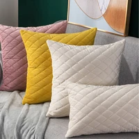 home decor home velvet pillowcase multicolor pillow cushion simple diamond sofa pillowcase 4545cm