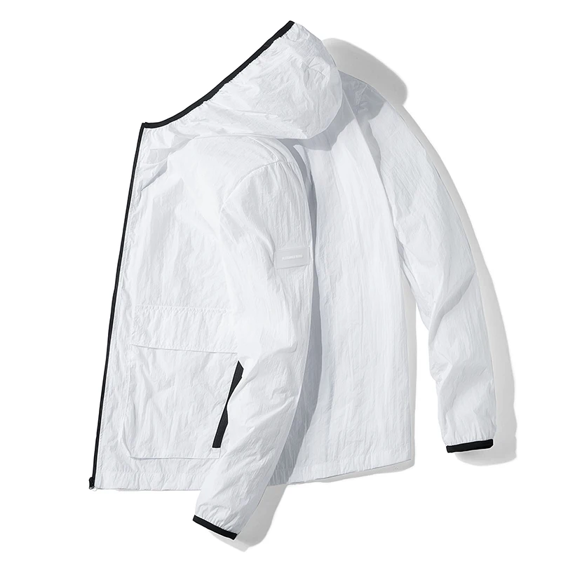 Мужская Летняя модная ультратонкая дышащая быстросохнущая ветровка для пар
