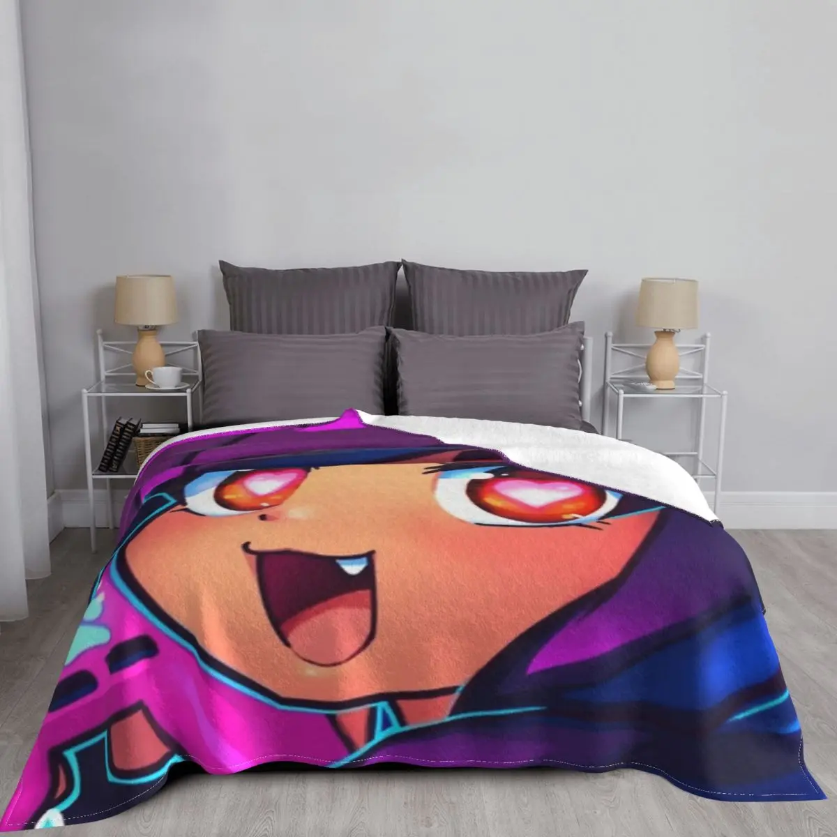 Мультяшные игровые одеяла Aphmau флисовое осенне-зимнее многофункциональное