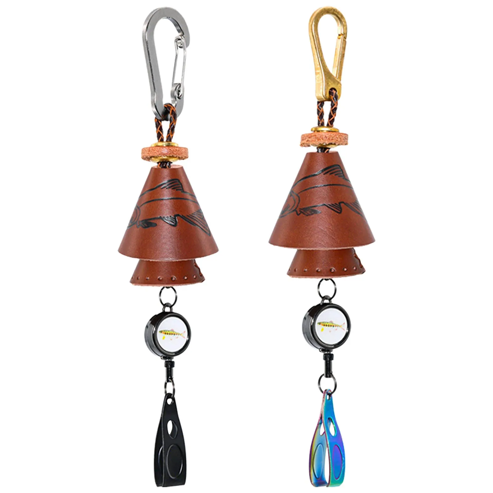 

Bait Storage Bell Fishing Lures Spinnerbait Holder With 15 Holes Portable Fishing Wire Cutter Clip Organizer For Bass Pike Trout