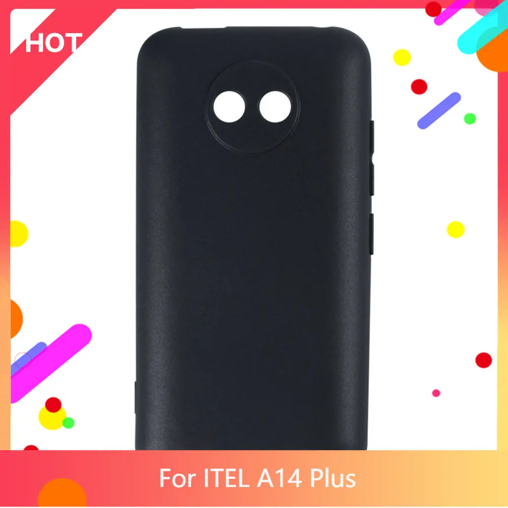 A14 Plus матовый чехол для телефона ITEL A14 Plus Мягкая силиконовая задняя накладка из ТПУ Обложка Slim shockproo