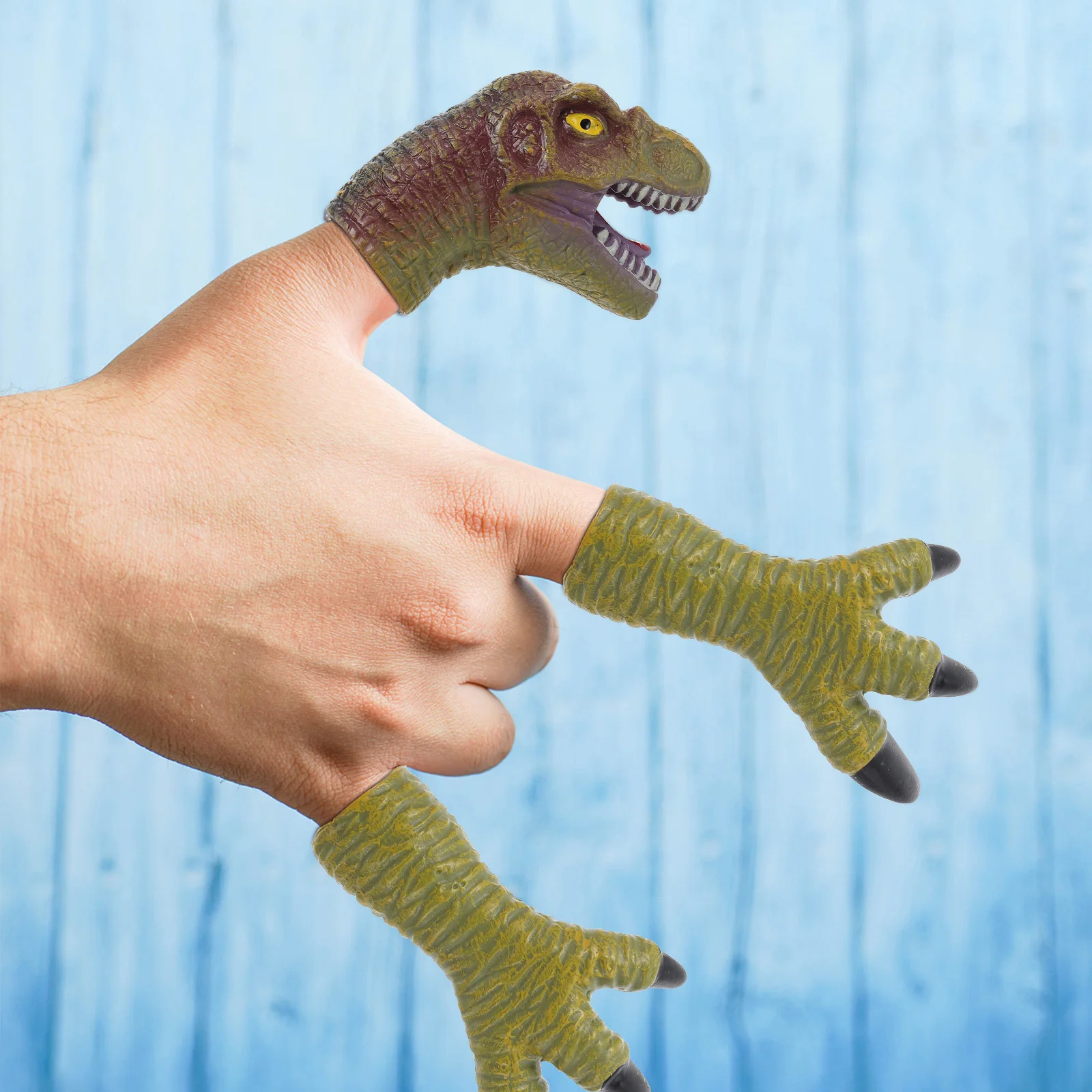 

Dinosaur Finger Puppet Hand Plaything Dinosaurs Performance Gloves Claw Playthings Toys Party Props Animals
